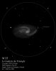 M 33 La galaxie du Triangle